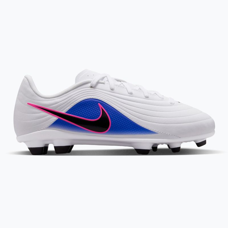 Încălțăminte de fotbal pentru copii Nike Tiempo Maestro Club Jr FG/MG white/racer blue/pink blast/black 8