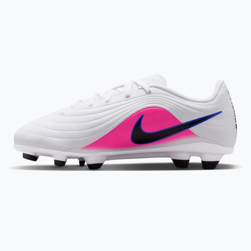Încălțăminte de fotbal pentru copii Nike Tiempo Maestro Club Jr FG/MG white/racer blue/pink blast/black 9