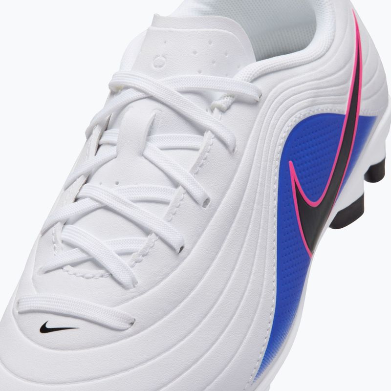 Încălțăminte de fotbal pentru copii Nike Tiempo Maestro Club Jr FG/MG white/racer blue/pink blast/black 14