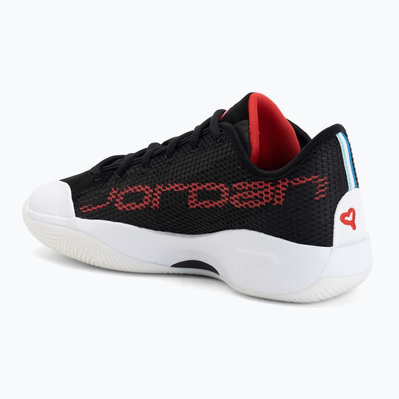Încălțăminte de baschet pentru bărbați Nike Jordan Luka 77 black/white/university red 3
