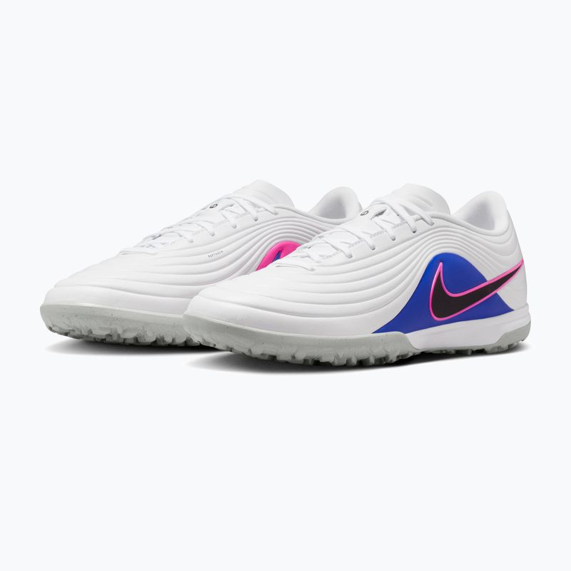 Încălțăminte de fotbal pentru bărbați Nike Tiempo Maestro Academy TF white/racer blue/pink blast/black 10