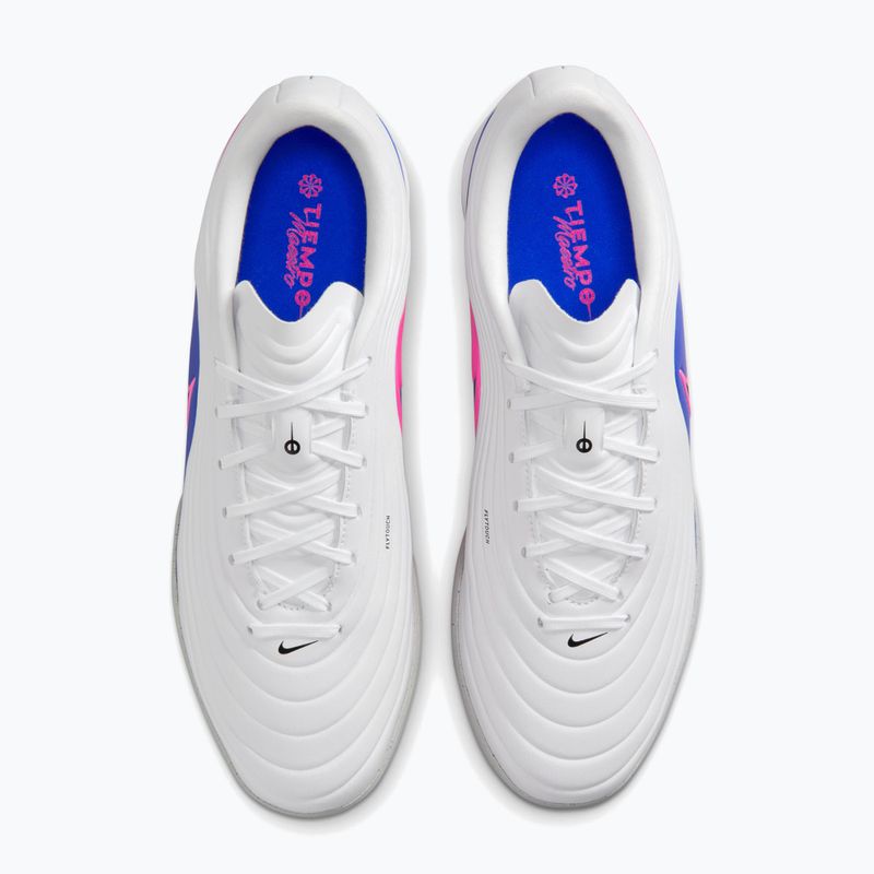 Încălțăminte de fotbal pentru bărbați Nike Tiempo Maestro Academy TF white/racer blue/pink blast/black 12