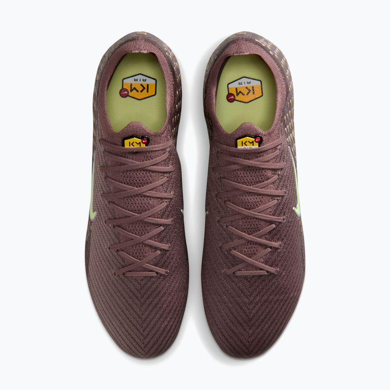 Încălțăminte de fotbal pentru bărbați Nike Mercurial Vapor 16 Elite Kylian Mbappe FG Plum Eclipse/Metallic Silver 5