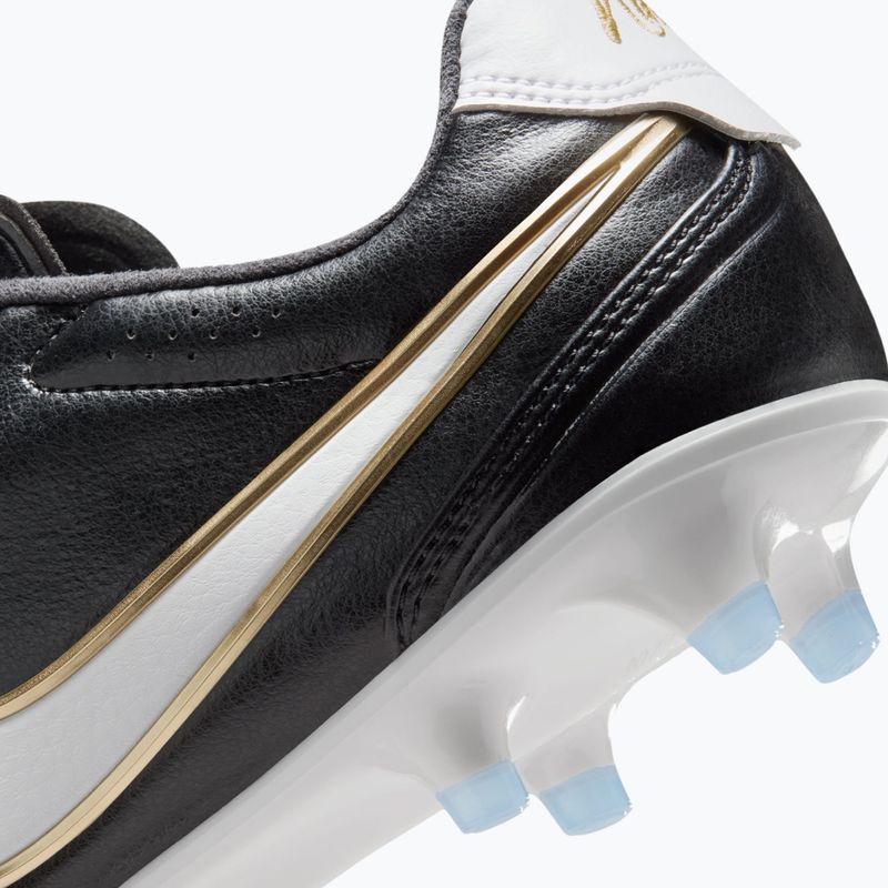 Încălțăminte de fotbal pentru bărbați Nike Tiempo Ligera Pro FG black/white 10