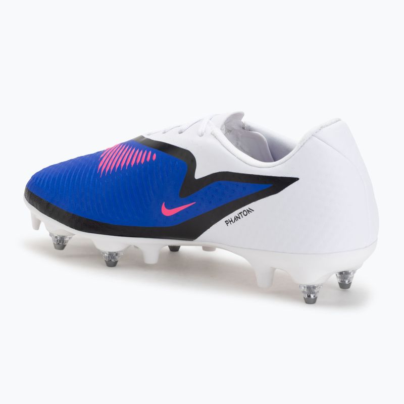 Încălțăminte de fotbal pentru bărbați Nike Phantom 6 Low Academy SG racer blue/white/pink blast 3