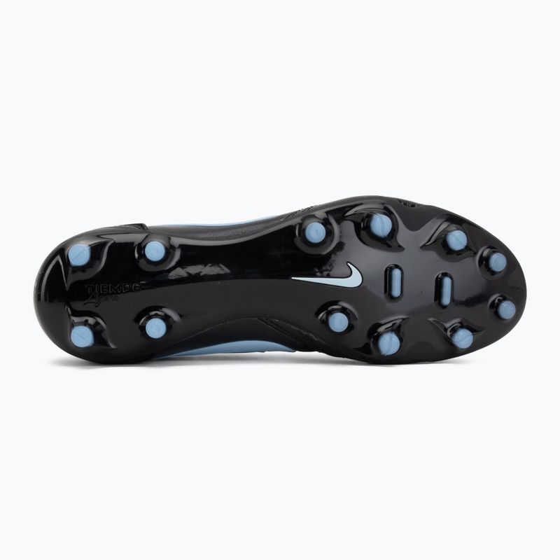 Încălțăminte de fotbal pentru bărbați Nike Tiempo Ligera Pro FG black/ice blue/obsidian 4
