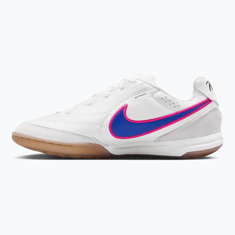 Încălțăminte de fotbal pentru copii Nike Tiempo Streetgato Jr white/pink blast/racer blue 2