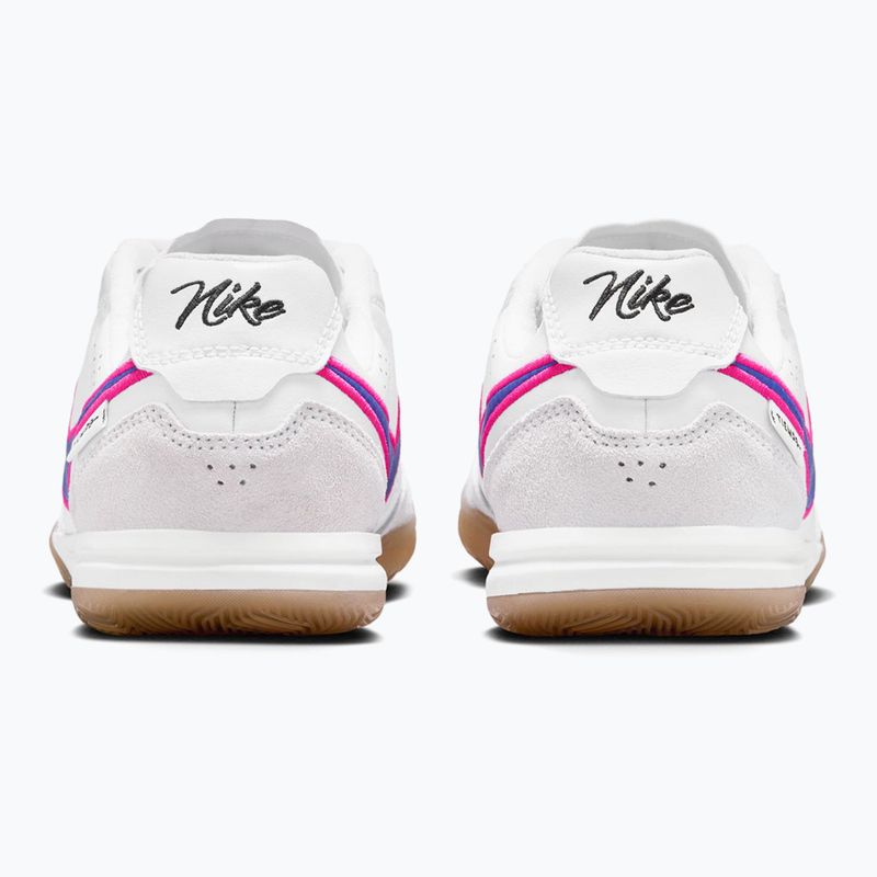 Încălțăminte de fotbal pentru copii Nike Tiempo Streetgato Jr white/pink blast/racer blue 4