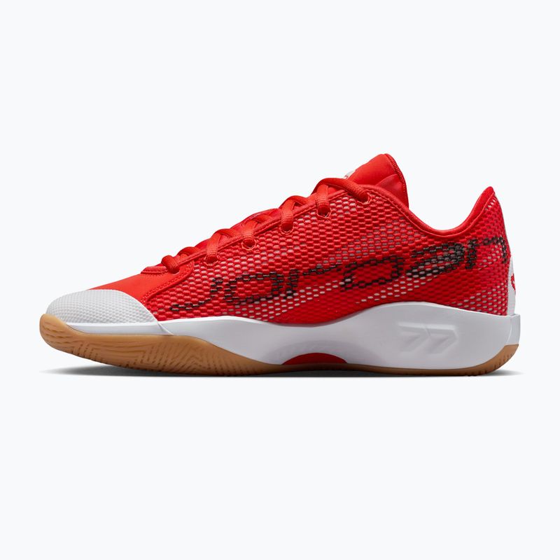 Încălțăminte de baschet pentru bărbați Nike Jordan Luka 77 Chile Red/Gum Light Brown/White 9