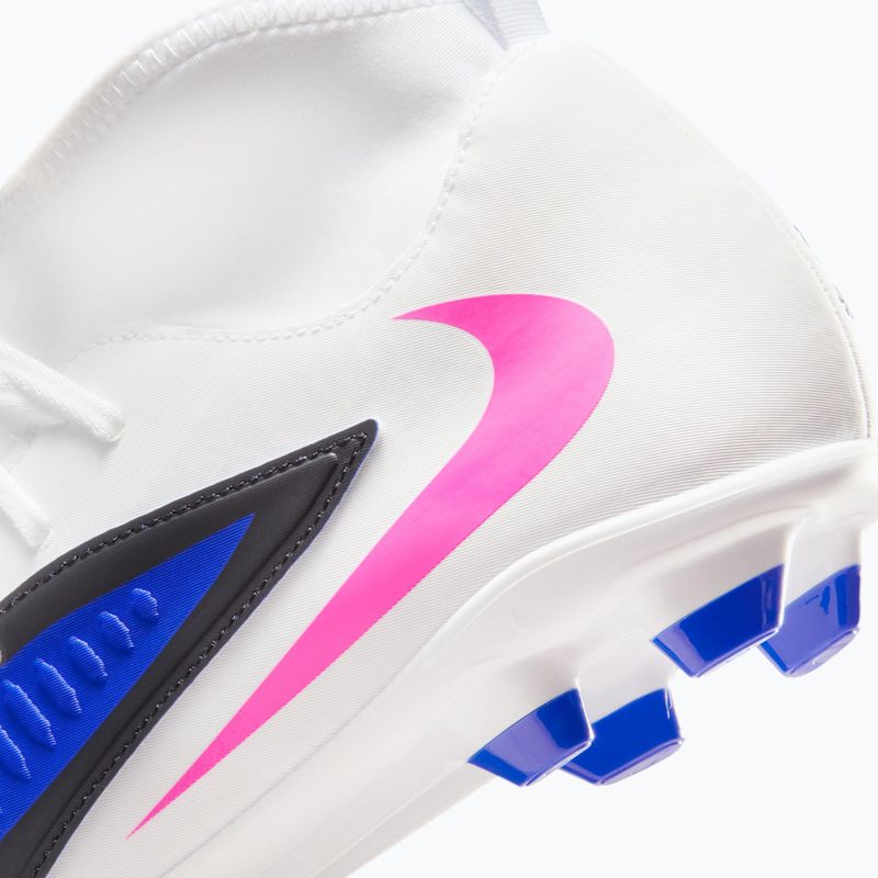 Încălțăminte de fotbal pentru bărbați Nike Phantom 6 High Club FG/MG racer blue/white/pink blast 9