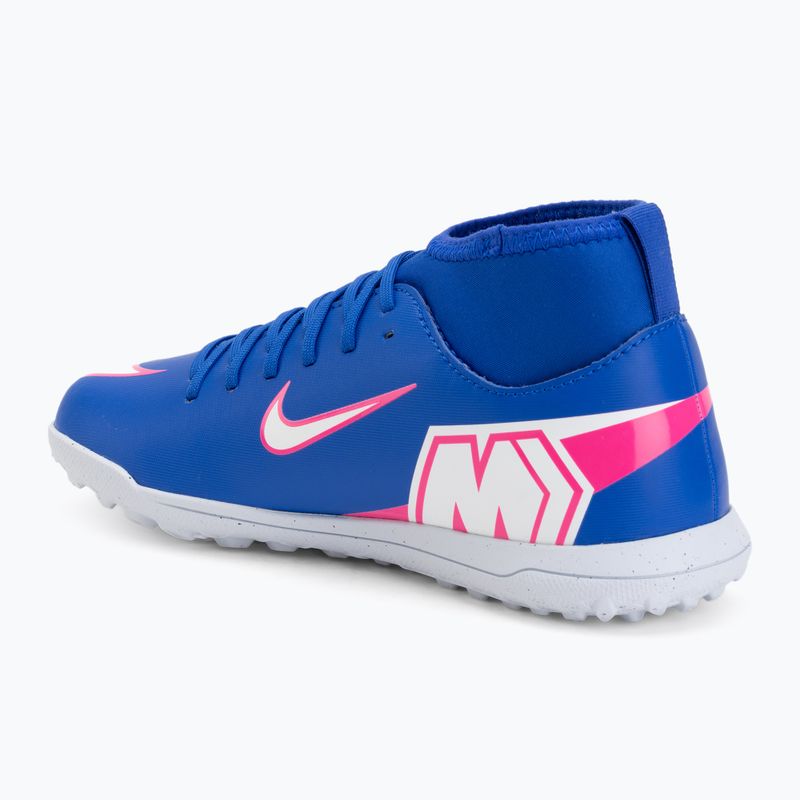 Încălțăminte de fotbal pentru copii Nike Mercurial Superfly 10 Club TF racer blue/white 3