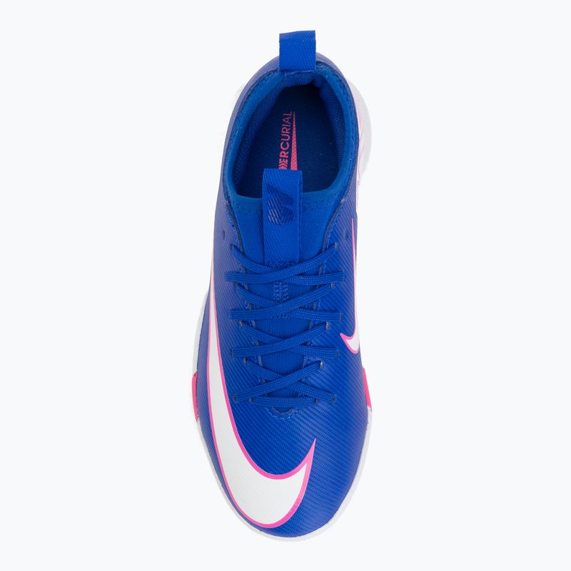 Încălțăminte de fotbal pentru copii Nike Mercurial Vapor 16 Academy IC racer blue/white 5