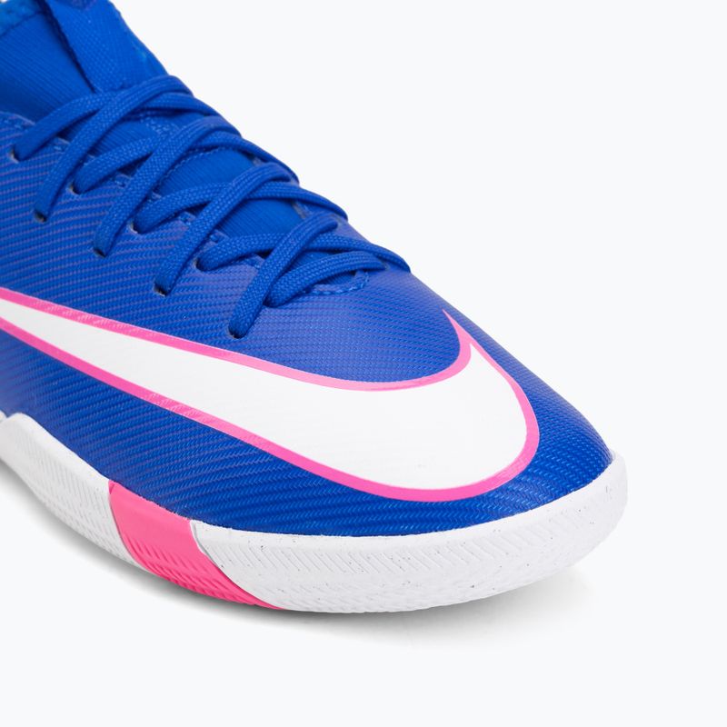 Încălțăminte de fotbal pentru copii Nike Mercurial Vapor 16 Academy IC racer blue/white 7