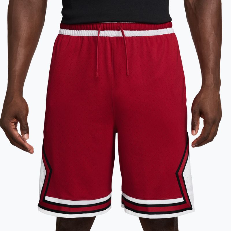 Pantaloni scurți de baschet pentru bărbați Jordan Sport Dri-FIT 9" Diamond gym red/white/gym red