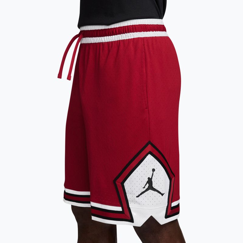 Pantaloni scurți de baschet pentru bărbați Jordan Sport Dri-FIT 9" Diamond gym red/white/gym red 3