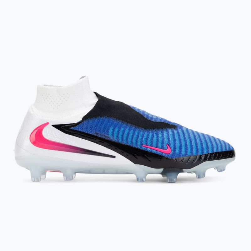 Încălțăminte de fotbal pentru bărbați Nike Phantom 6 High Elite AG racer blue/white/pink blast 2