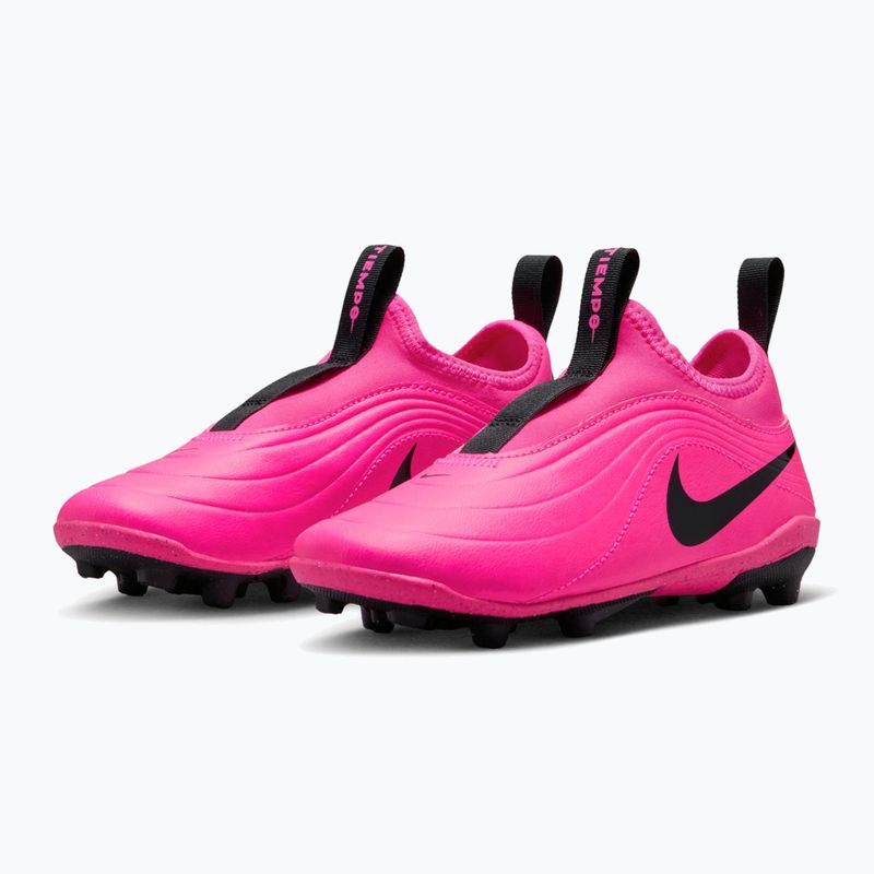 Încălțăminte de fotbal pentru copii Nike Tiempo Maestro Flex Jr FG/MG PS pink blast/black 3