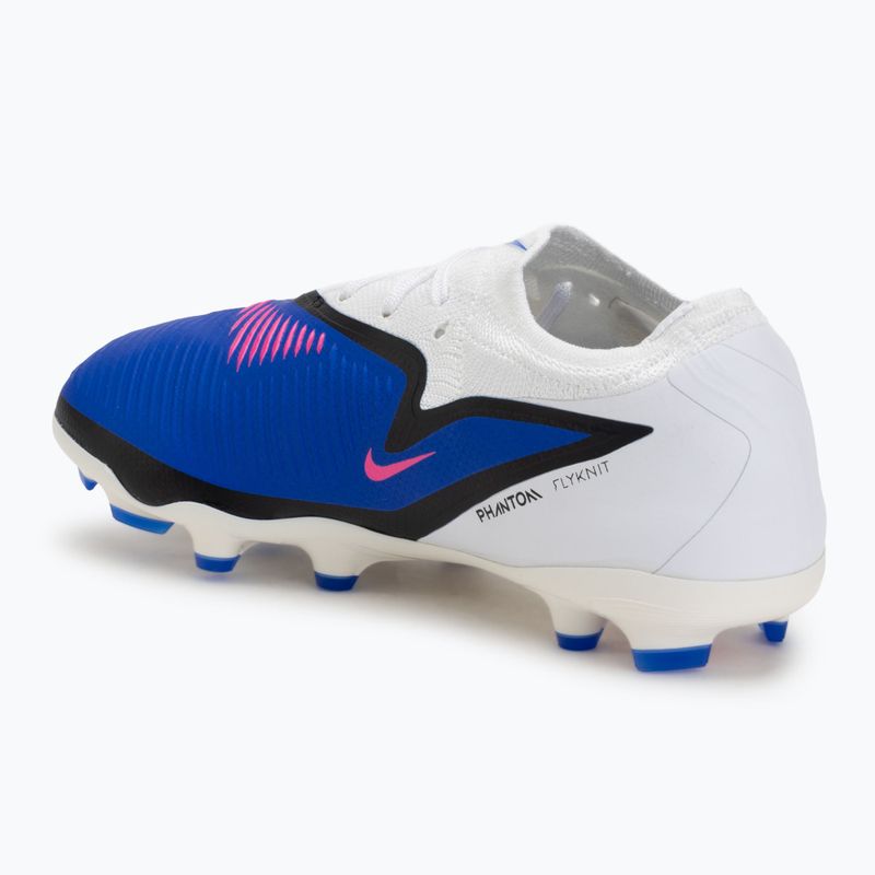Ghete de fotbal pentru copii Nike Phantom 6 Low Pro FG/MG racer blue/white/pink blast 3