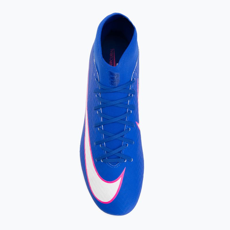 Încălțăminte de fotbal pentru bărbați Nike Mercurial Superfly 10 Academy SG-Pro racer blue/white 5
