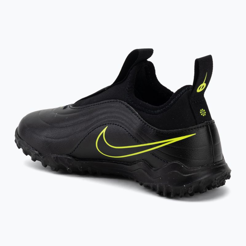 Încălțăminte de fotbal pentru copii Nike Tiempo Maestro Flex Jr TF PS black/volt/black 3