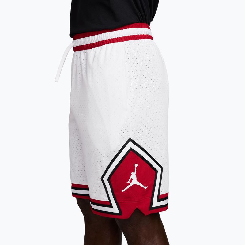 Pantaloni scurți de baschet pentru bărbați Nike Jordan Sport Dri-FIT 9" Diamond white/gym red/white 3