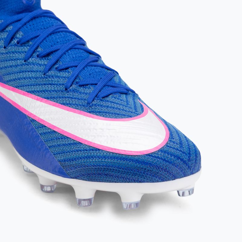 Încălțăminte de fotbal pentru bărbați Nike Mercurial Superfly 10 Elite AG-Pro racer blue/white 7