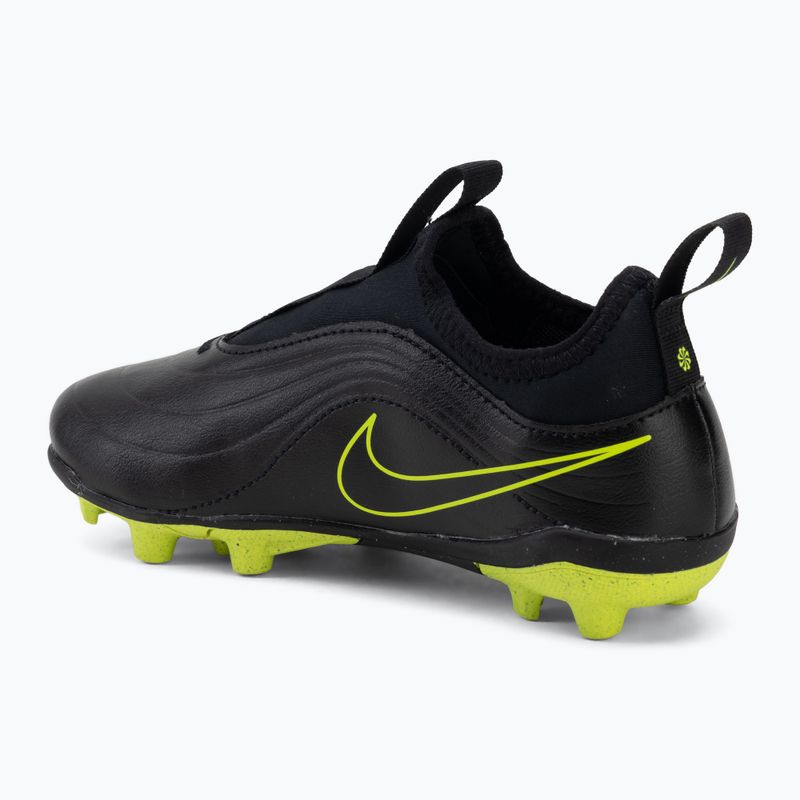 Încălțăminte de fotbal pentru copii Nike Tiempo Maestro Flex Jr FG/MG PS black/volt/black 3