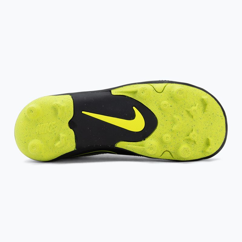 Încălțăminte de fotbal pentru copii Nike Tiempo Maestro Flex Jr FG/MG PS black/volt/black 4