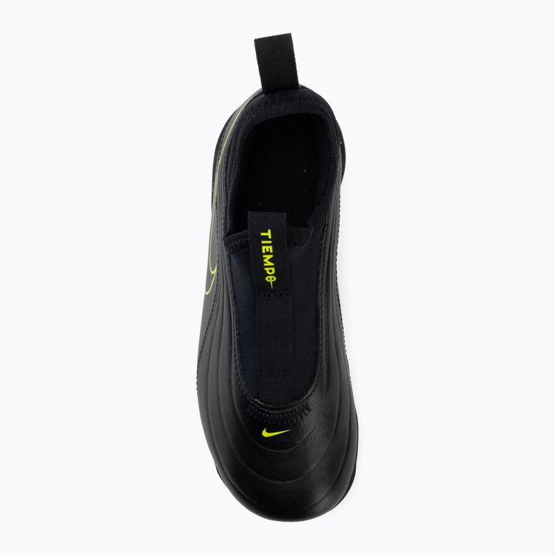 Încălțăminte de fotbal pentru copii Nike Tiempo Maestro Flex Jr FG/MG PS black/volt/black 5