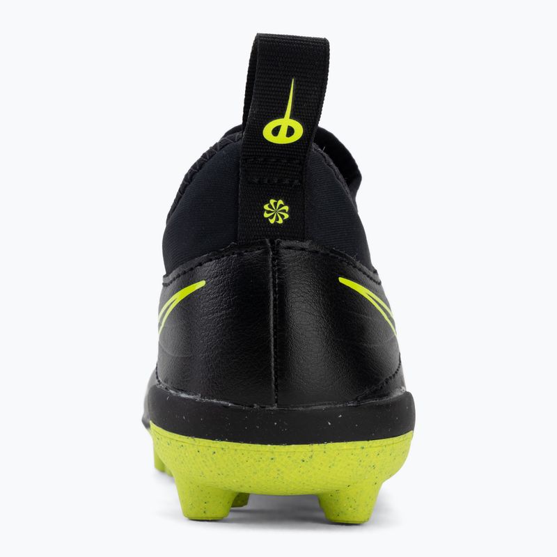 Încălțăminte de fotbal pentru copii Nike Tiempo Maestro Flex Jr FG/MG PS black/volt/black 6