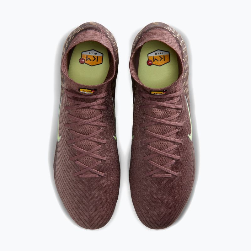 Încălțăminte de fotbal pentru bărbați Nike Mercurial Superfly 10 Elite Kylian Mbappé FG plum eclipse/metallic silver 5