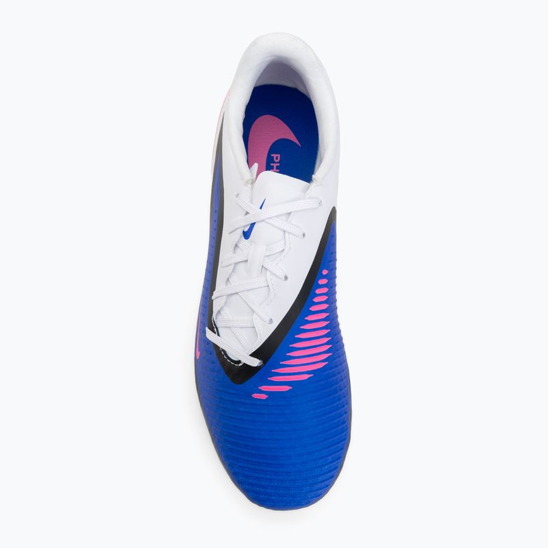 Ghete de fotbal pentru bărbați Nike Phantom 6 Low Academy AG racer blue/white/pink blast 5
