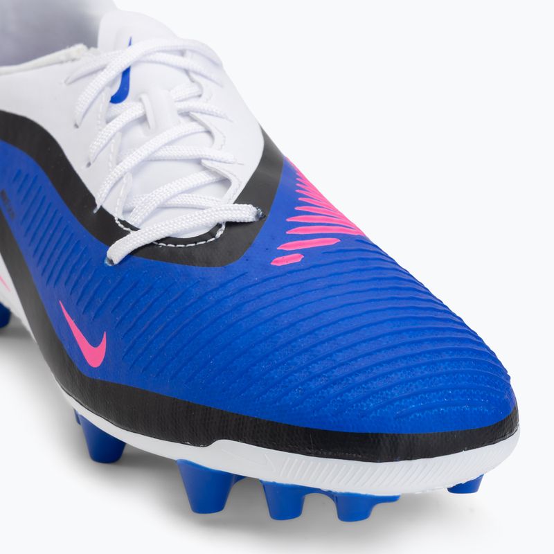 Ghete de fotbal pentru bărbați Nike Phantom 6 Low Academy AG racer blue/white/pink blast 7