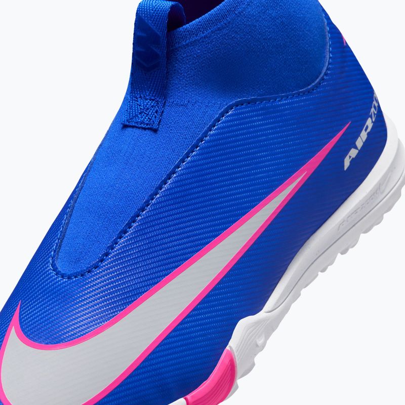 Încălțăminte de fotbal pentru copii Nike Mercurial Superfly 10 Academy TF racer blue/white 9