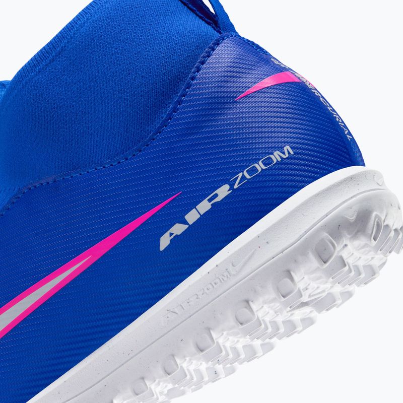 Încălțăminte de fotbal pentru copii Nike Mercurial Superfly 10 Academy TF racer blue/white 10
