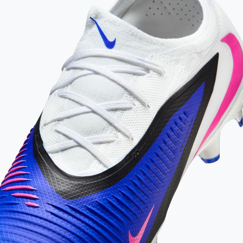 Încălțăminte de fotbal pentru bărbați Nike Phantom 6 Low Pro FG racer blue/white/pink blast 8
