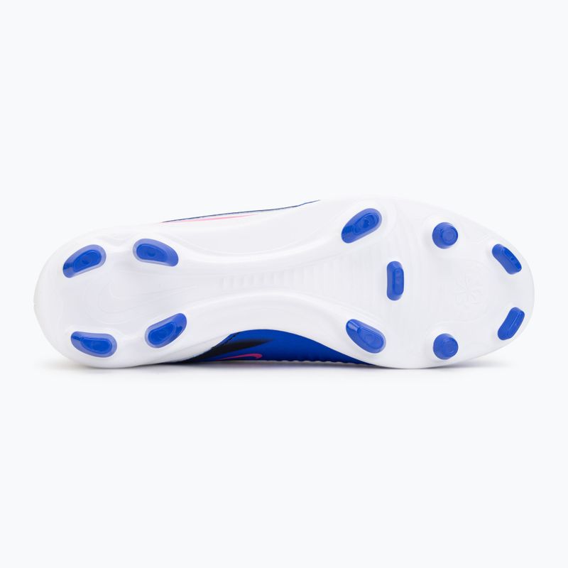 Încălțăminte de fotbal pentru bărbați Nike Phantom 6 High Club FG/MG racer blue/white/pink blast 4