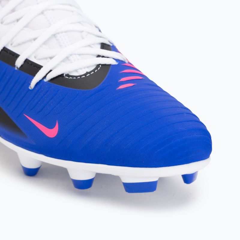 Încălțăminte de fotbal pentru bărbați Nike Phantom 6 High Club FG/MG racer blue/white/pink blast 7