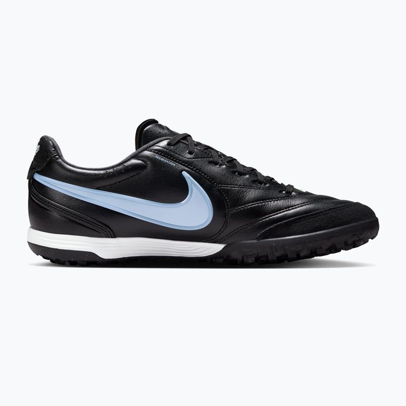 Încălțăminte de fotbal pentru bărbați Nike Tiempo Ligera Pro TF black/ice blue/obsidian 8