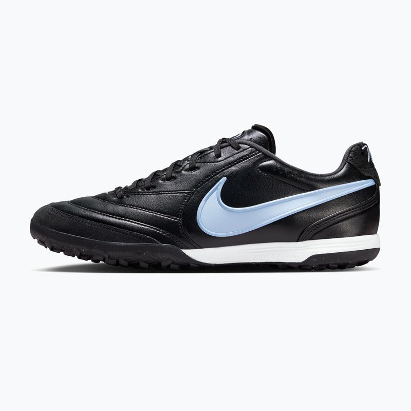 Încălțăminte de fotbal pentru bărbați Nike Tiempo Ligera Pro TF black/ice blue/obsidian 9