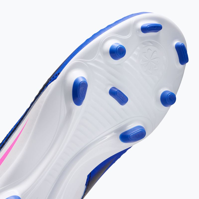 Ghete de fotbal pentru copii Nike Phantom 6 Low Club MG racer blue/white/pink blast 9