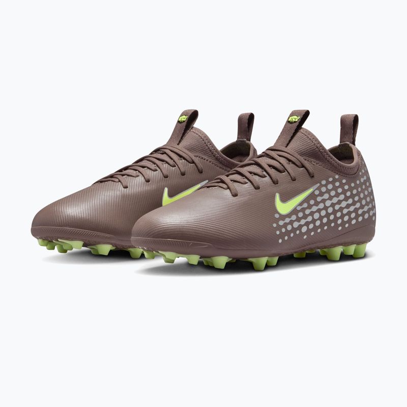 Încălțăminte de fotbal pentru copii Nike Zoom Vapor 16 Academy Kylian Mbappe Jr AG plum eclipse/metallic silver 3
