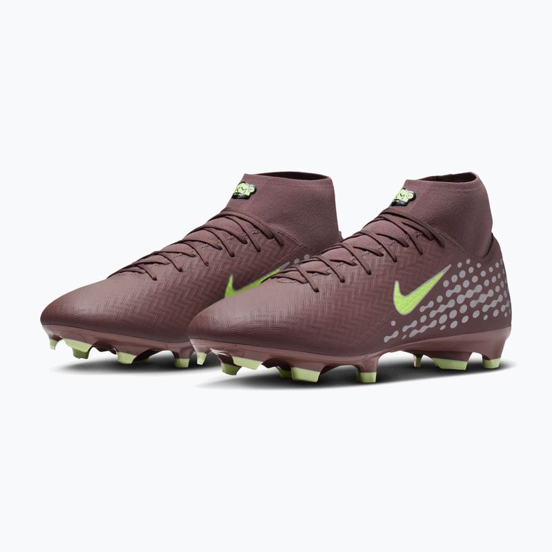 Încălțăminte de fotbal pentru bărbați Nike Mercurial Superfly 10 Academy Kylian Mbappe FG/MG plum eclipse/metallic silver 3