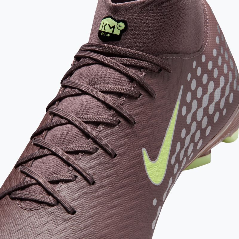 Încălțăminte de fotbal pentru bărbați Nike Mercurial Superfly 10 Academy Kylian Mbappe FG/MG plum eclipse/metallic silver 4