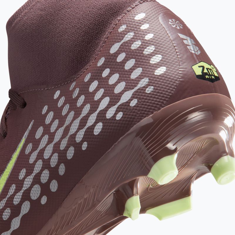 Încălțăminte de fotbal pentru bărbați Nike Mercurial Superfly 10 Academy Kylian Mbappe FG/MG plum eclipse/metallic silver 6