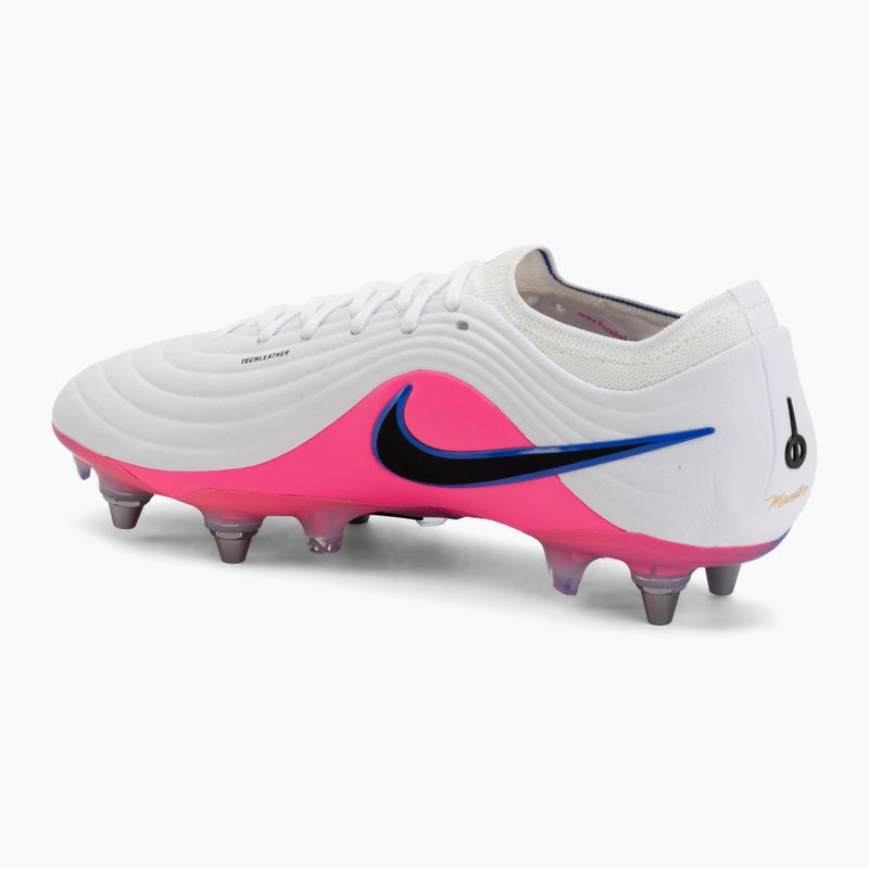 Încălțăminte de fotbal pentru bărbați Nike Tiempo Maestro Elite SG-Pro white/racer blue/pink blast/black 3