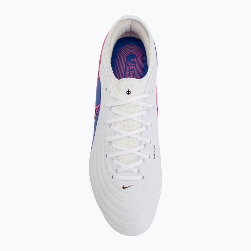 Încălțăminte de fotbal pentru bărbați Nike Tiempo Maestro Elite SG-Pro white/racer blue/pink blast/black 5