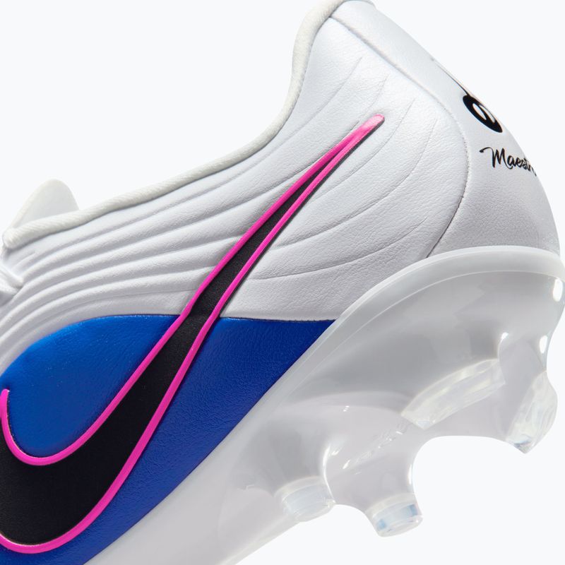 Încălțăminte de fotbal pentru bărbați Nike Tiempo Maestro Academy FG/MG white/racer blue/pink blast/black 15