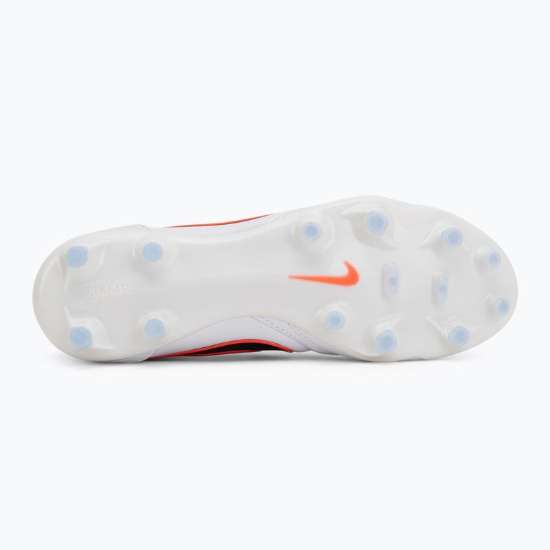 Încălțăminte de fotbal pentru bărbați Nike Tiempo Ligera Pro FG white/bright crimson/black 4