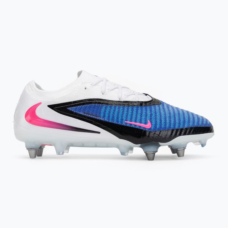 Ghete de fotbal pentru bărbați Nike Phantom 6 Low Elite SG-Pro racer blue/white/pink blast 2